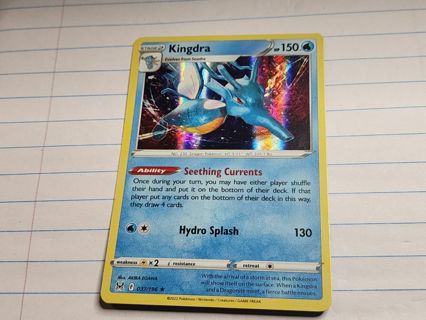 Pokemon Kingdra holo rare 037/196