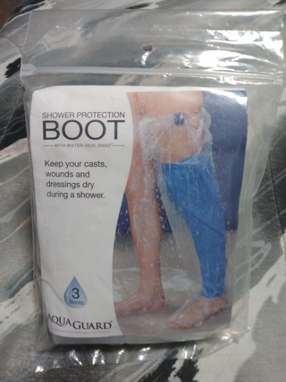 New - Shower Protection Boot - 3 Boots