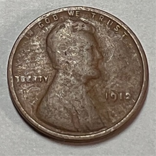 1912 LINCOLN WHEAT CENT