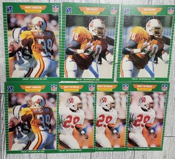 7 Buccaneers 1989 Cards