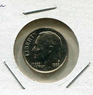 1988 P Roosevelt Dime-From Mint Set-B.U.