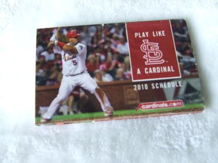 2010 St. Louis Cardinals Baseball Schedule 