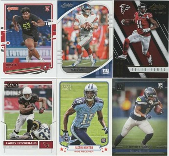 Fantastic Set of 6 Football Cards w/3 RC's!