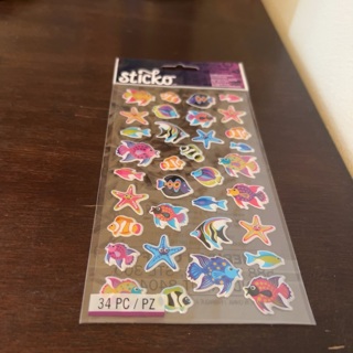 Sticko dimensional fish stickers 