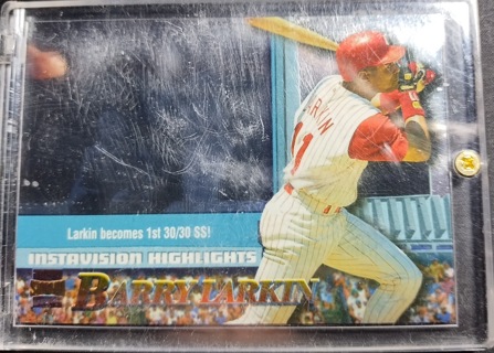 1997 Topps Stadium Club Instavision Members Only Barry Larkin #I8 HOF