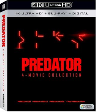 Predator: 4 Movie Collection (Digital 4K UHD Download Code Only) *Halloween* *Horror* *Sci-Fi*