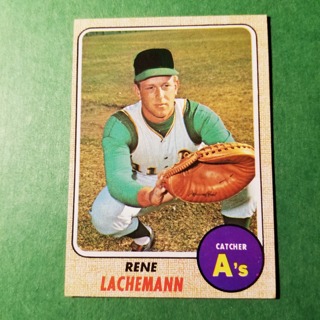 1968 - TOPPS BASEBALL CARD NO. 422 - RENE LACHMANN - A'S