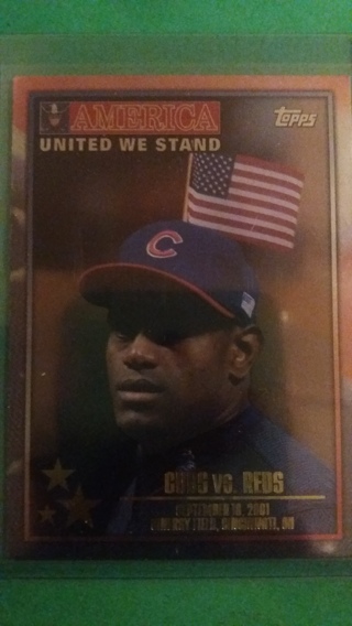 united we stand baseball card free shipping