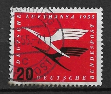 1955 Germany ScC64 Re-opening of German Air service used