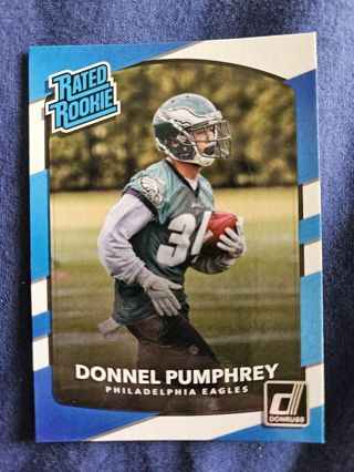 2017 Donruss Rated Rookie Donnel Pumphrey