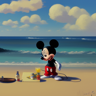 Listia Digital Collectible: Micky Mouse ai art