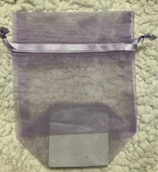 Lavender Organza Bag