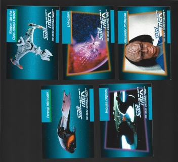 1992 Impel Star Trek The Next Generation 10 different Cards - All Listed