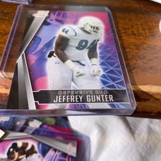 2022 sage Jeffrey Gunter football card 