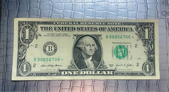 2021 Series Collector's One Dollar Star Note!