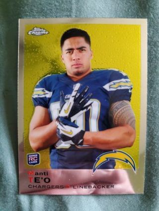 2013 Topps Chrome 1969 Rookie Manti Te'o