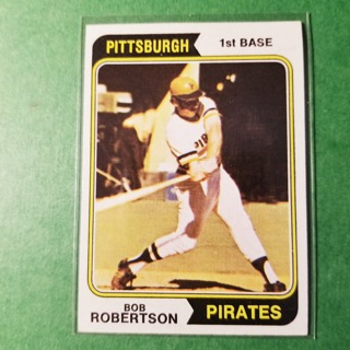 1974 - TOPPS BASEBALL CARD NO. 540 - BOB ROBERTSON - PIRATES - NRMT+