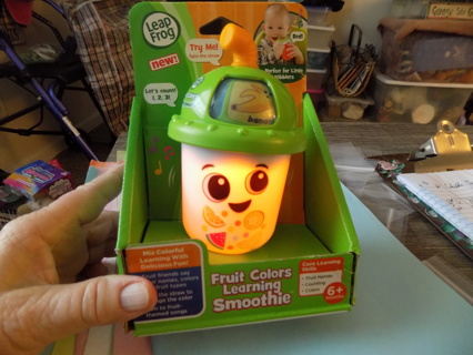 NIP Leap Frog Fruit Color cup toy Learning smoothie