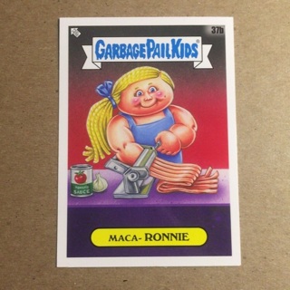 2021 Garbage Pail Kids Trading Card | MACA-RONNIE | Card # 37b