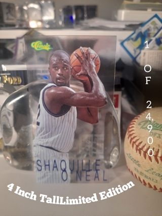 1994 Shaquille O'Neal Limitef Edition 4 inch Acetate Clear