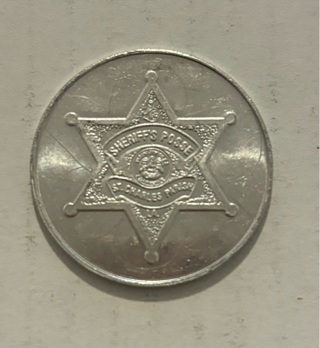 Rare Law Enforcement Sheriffs Posse Vintage Uncirculated Police Coin Token Horse