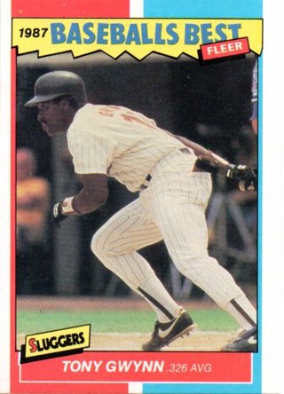 1987 Fleer Tony Gwynn Baseballs Best