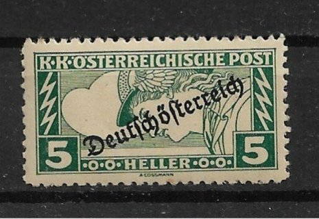 1919 Austria ScQE6 5h Special Handling MNH