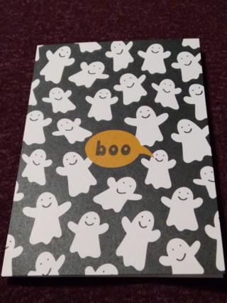 Happy Halloween Card - boo