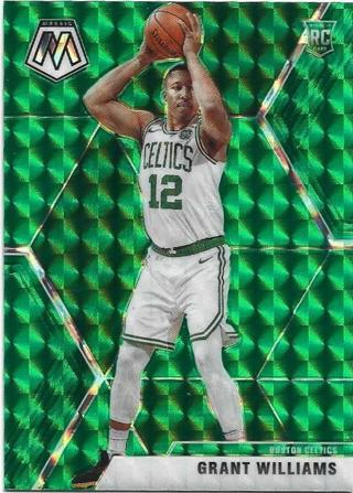 2019-20 MOSAIC GRANT WILLIAMS GREEN PRIZM REFRACTOR ROOKIE CARD