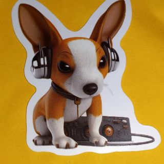 Dog Cute new vinyl sticker no refunds regular mail win 2 or more get bonus