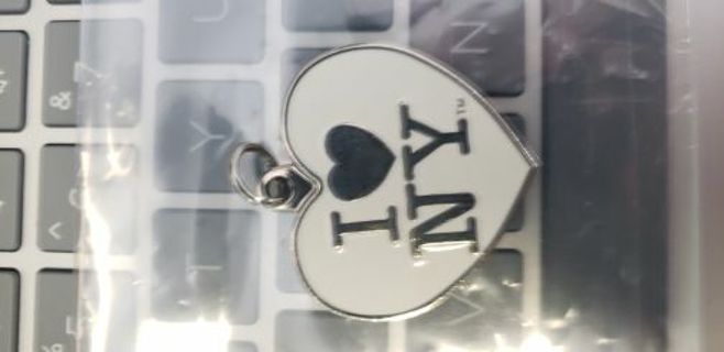 I love N.Y.C Charm Keychain