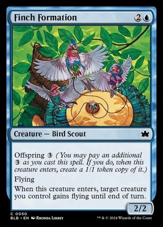 Finch Formation - Foil MTG Bloomburrow NM Magic Foil