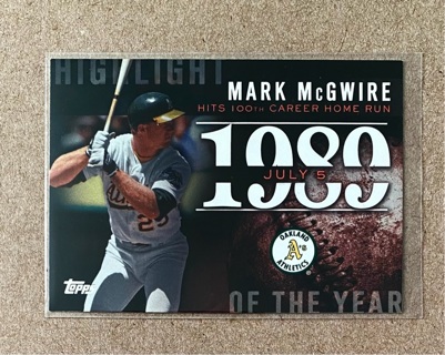 Mark McGwire insert