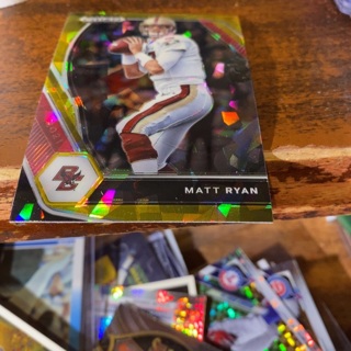 2021 panini prizm draft picks cracked ice Matt Ryan football card 