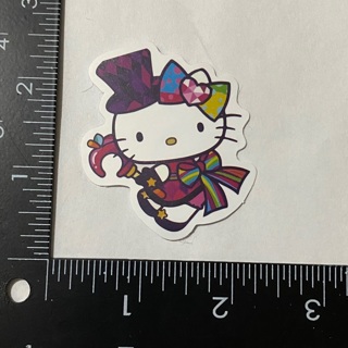 Hello kitty Kawaii cute mad hatter large sticker decal NEW