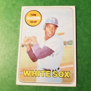 1969 - TOPPS EXMT - NRMT BASEBALL - CARD NO. 388 - TOM McCRAW - WHITE SOX