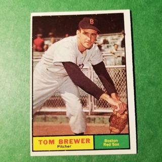 1961 - TOPPS BASEBALL CARD NO. 434 - TOM BREWER - RED SOX