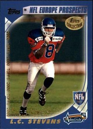 Tradingcard - NFL - 2000 Topps - Topps Collection #342 - L.C. Stevens EP - Amsterdam Admirals