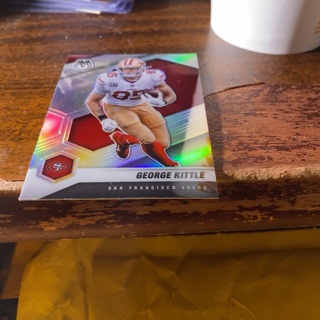 2021 panini prizm george kittle football card 