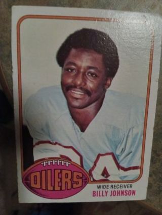 1976 TOPPS BILLY JOHNSON HOUSTON OILERS FOOTBALL CARD# 223