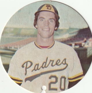 1974 McDonald's Padres Disc - Dave Roberts