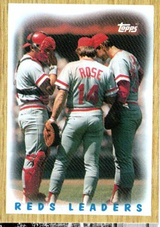 1987 Topps Reds Leaders Pete Rose #281