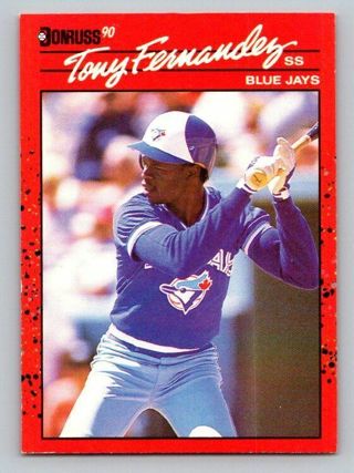 Tony Fernandez 1990 Donruss Toronto Blue Jays