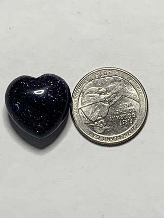 ❣HEALING STONE~#4~BLUE SANDSTONE~HEART-SHAPED~FREE SHIPPING❣