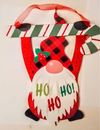 Ho Ho Ho Santa Plaque