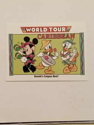 Disney world Tour Mickey Mouse Trading Card