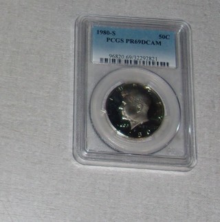 1980-S PCGS PR69 DCAM Kennedy Half Dollar 