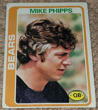 ♨️♨️ 1978 Topps Mike Phipps Football card # 377 Chicago Bears  ♨️♨️