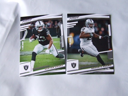 2022 Las Vegas Raiders Panini Prestige Card Lot of 2