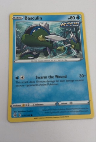 Pokemon Card - Basculin